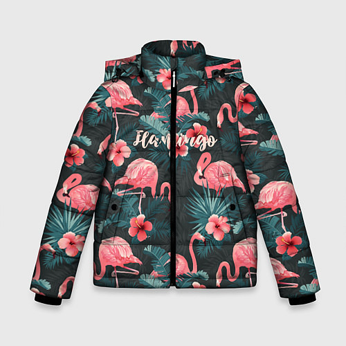 Зимняя куртка для мальчика Flamingo / 3D-Черный – фото 1