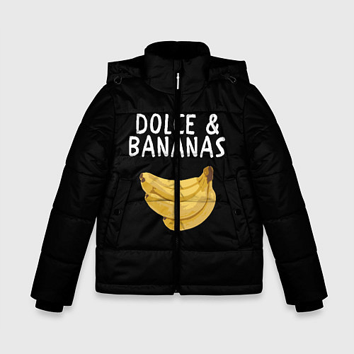Зимняя куртка для мальчика Dolce and Bananas / 3D-Черный – фото 1
