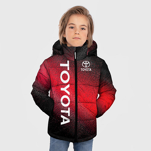 Зимняя куртка для мальчика TOYOTA / 3D-Красный – фото 3