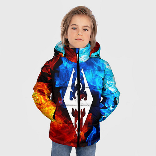 Зимняя куртка для мальчика THE ELDER SCROLLS / 3D-Красный – фото 3