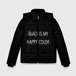 Куртка зимняя для мальчика Black, цвет: 3D-черный