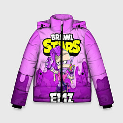 Куртка зимняя для мальчика BRAWL STARS EMZ, цвет: 3D-светло-серый