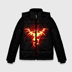 Зимняя куртка для мальчика Огненный Дракон