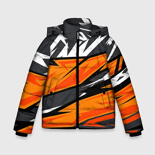 Зимняя куртка для мальчика Bona Fide Одежда для фитнеса / 3D-Черный – фото 1