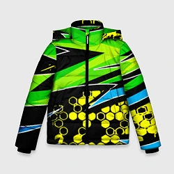 Куртка зимняя для мальчика Bona Fide, цвет: 3D-черный
