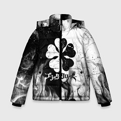 Куртка зимняя для мальчика ЧЁРНЫЙ КЛЕВЕР, цвет: 3D-черный