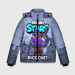 Куртка зимняя для мальчика BRAWL STARS RICOCHET, цвет: 3D-черный