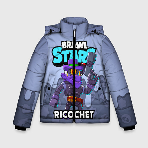 Зимняя куртка для мальчика BRAWL STARS RICOCHET / 3D-Черный – фото 1