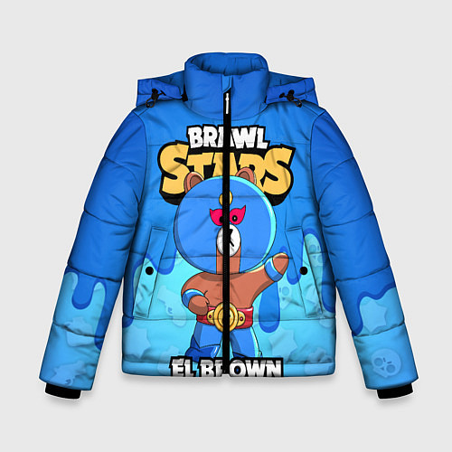 Зимняя куртка для мальчика BRAWL STARS EL BROWN / 3D-Черный – фото 1