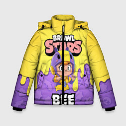 Куртка зимняя для мальчика BRAWL STARS BEA, цвет: 3D-черный