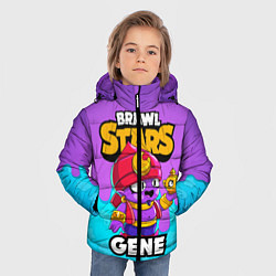 Куртка зимняя для мальчика BRAWL STARS GENE, цвет: 3D-черный — фото 2