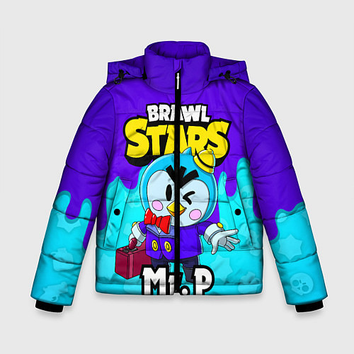 Зимняя куртка для мальчика BRAWL STARS MRP / 3D-Черный – фото 1