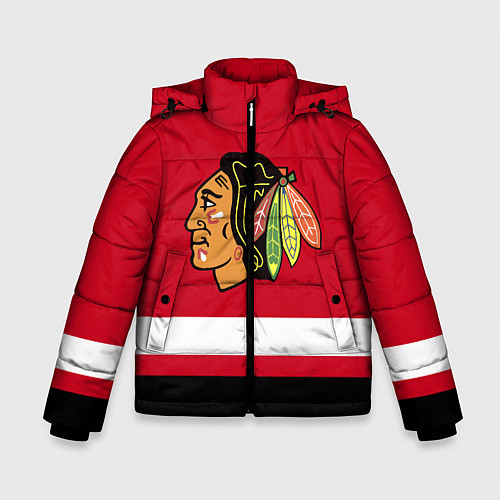 Зимняя куртка для мальчика Chicago Blackhawks / 3D-Черный – фото 1