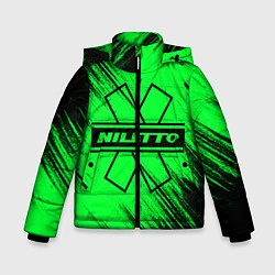 Куртка зимняя для мальчика NILETTO, цвет: 3D-черный