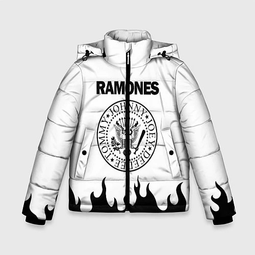 Зимняя куртка для мальчика RAMONES / 3D-Черный – фото 1