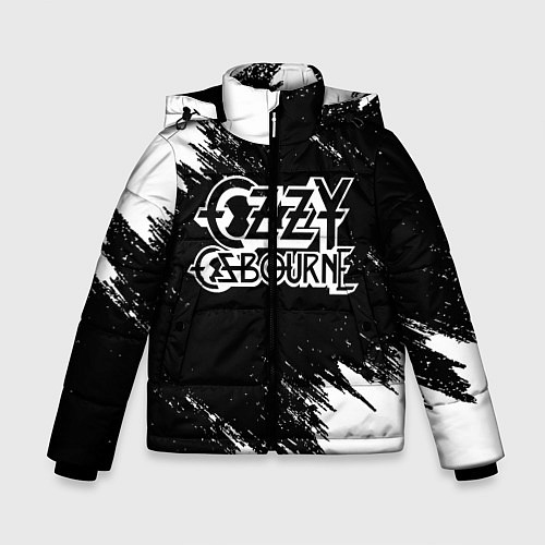 Зимняя куртка для мальчика Ozzy Osbourne / 3D-Черный – фото 1