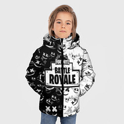 Куртка зимняя для мальчика Fortnite & Marshmello, цвет: 3D-черный — фото 2