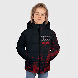 Куртка зимняя для мальчика AUDI, цвет: 3D-светло-серый — фото 2