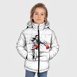 Куртка зимняя для мальчика Мухаммед Али, цвет: 3D-красный — фото 2