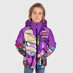 Куртка зимняя для мальчика BRAWL STARS EMZ, цвет: 3D-черный — фото 2