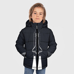 Куртка зимняя для мальчика Полет в никуда, цвет: 3D-красный — фото 2
