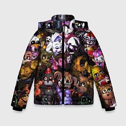 Куртка зимняя для мальчика Five Nights At Freddy's, цвет: 3D-черный