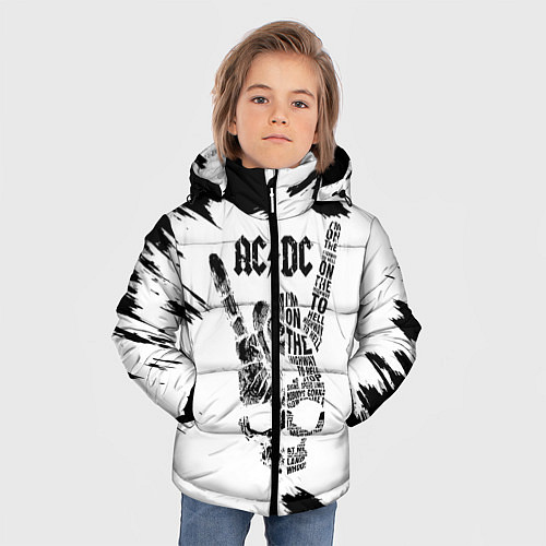 Зимняя куртка для мальчика ACDC / 3D-Красный – фото 3