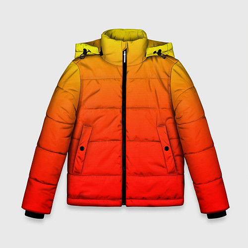 Зимняя куртка для мальчика Оранж / 3D-Черный – фото 1