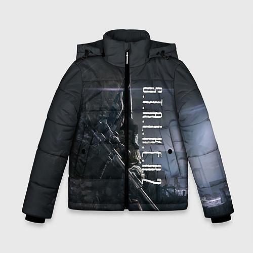 Зимняя куртка для мальчика STALKER 2 / 3D-Черный – фото 1