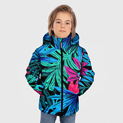 Куртка зимняя для мальчика Тропикана, цвет: 3D-черный — фото 2