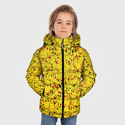 Куртка зимняя для мальчика Пикачу, цвет: 3D-светло-серый — фото 2