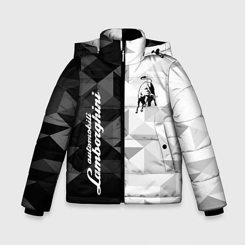 Зимняя куртка для мальчика Lamborghini / 3D-Черный – фото 1