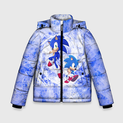 Зимняя куртка для мальчика Sonic / 3D-Черный – фото 1