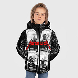 Куртка зимняя для мальчика Metallica, цвет: 3D-черный — фото 2