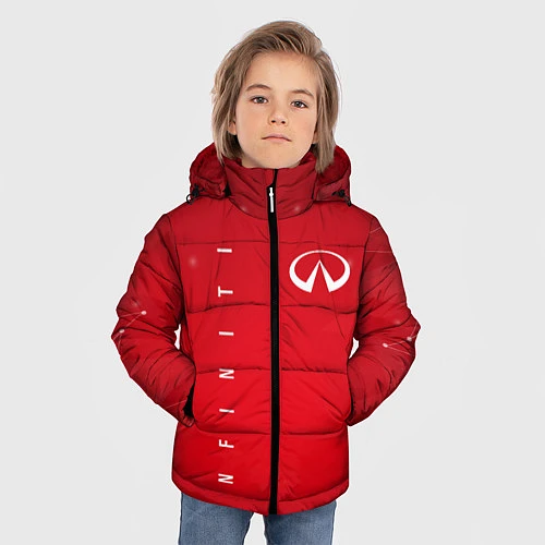 Зимняя куртка для мальчика Infinity / 3D-Красный – фото 3