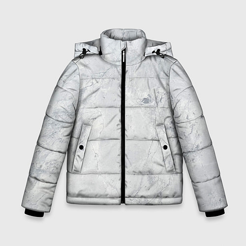 Зимняя куртка для мальчика Мрамор / 3D-Черный – фото 1