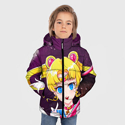 Куртка зимняя для мальчика Sailor Moon, цвет: 3D-черный — фото 2
