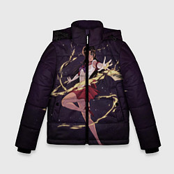 Куртка зимняя для мальчика SAILOR MARS, цвет: 3D-черный