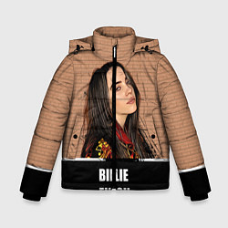 Куртка зимняя для мальчика Billie Eilish, цвет: 3D-светло-серый