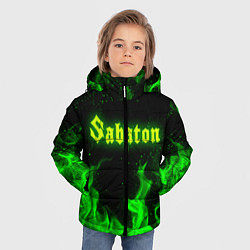 Куртка зимняя для мальчика SABATON, цвет: 3D-черный — фото 2
