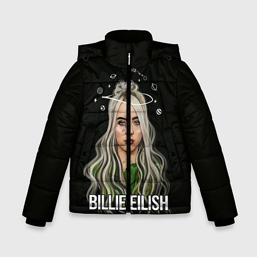 Зимняя куртка для мальчика BILLIE EILISH / 3D-Черный – фото 1