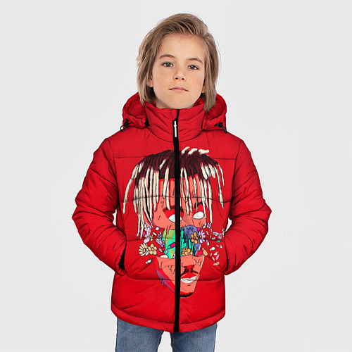 Зимняя куртка для мальчика Juice WRLD / 3D-Красный – фото 3