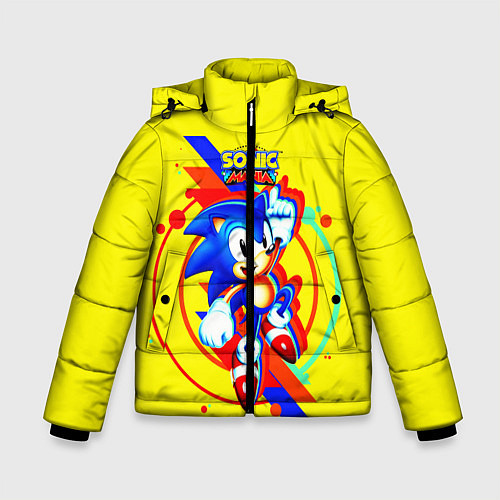 Зимняя куртка для мальчика SONIC / 3D-Черный – фото 1