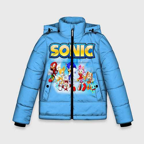 Зимняя куртка для мальчика SONIC / 3D-Черный – фото 1