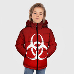 Куртка зимняя для мальчика Plague Inc, цвет: 3D-светло-серый — фото 2