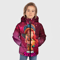 Куртка зимняя для мальчика Jessie brawl stars, цвет: 3D-черный — фото 2