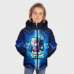 Куртка зимняя для мальчика BrawlStars Oko, цвет: 3D-черный — фото 2