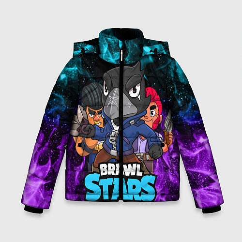 Зимняя куртка для мальчика BRAWL STARS CROW / 3D-Черный – фото 1