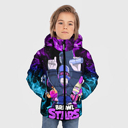 Куртка зимняя для мальчика BRAWL STARS FRANK, цвет: 3D-светло-серый — фото 2