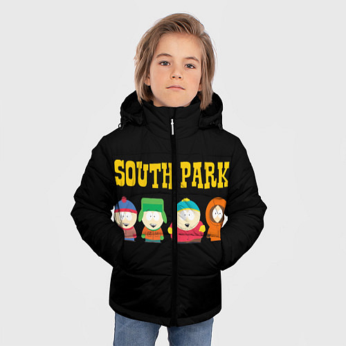 Зимняя куртка для мальчика South Park / 3D-Красный – фото 3